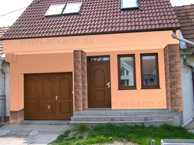vizualizácia fasády v Modranke vizualizácia fasády v Modranke - vizualizácia fasády rodinného domu
