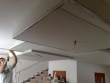 sadrokartónový strop - olištovanie, príprava na sádrovanie